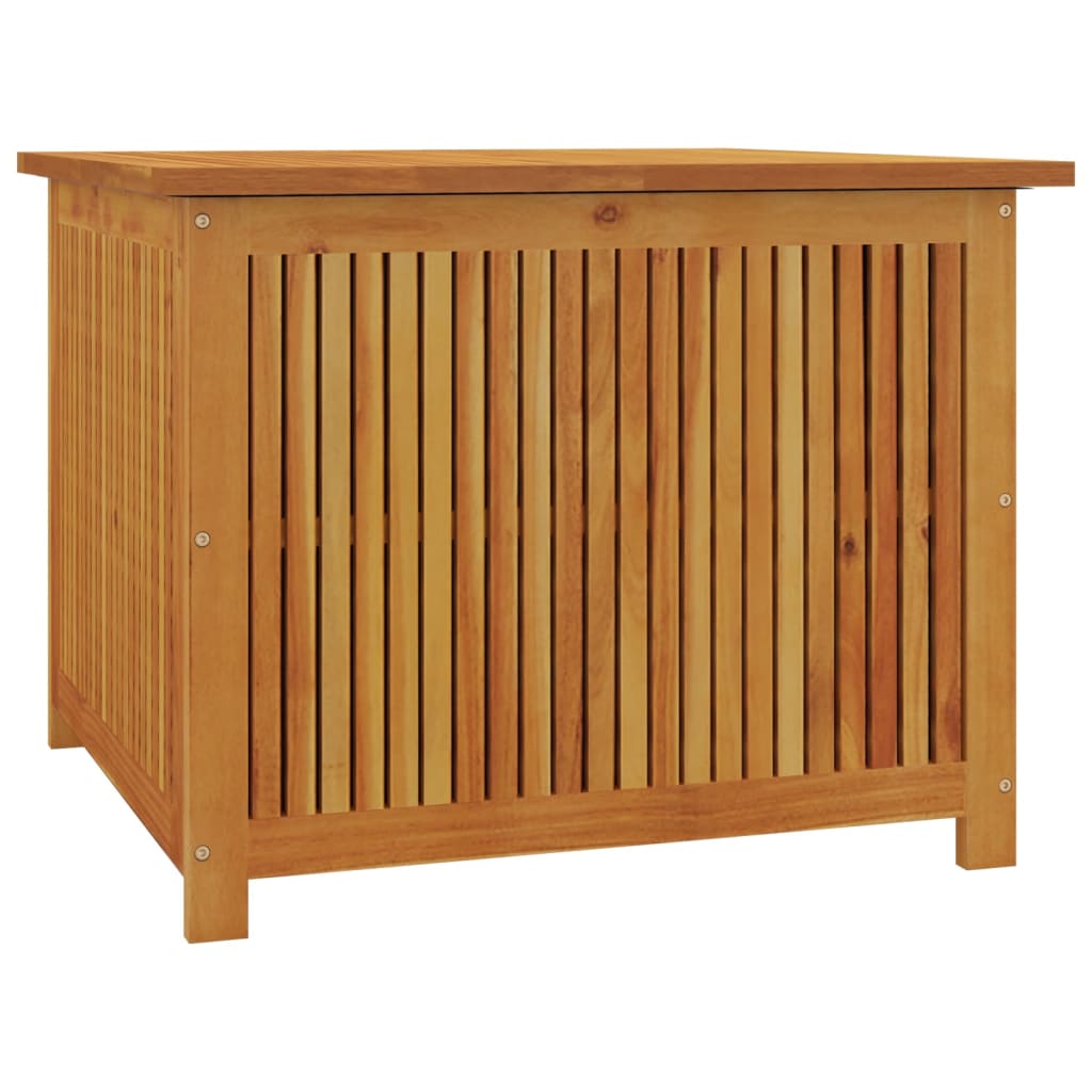 Garden Storage Box 75x75x58 cm Solid Wood Acacia