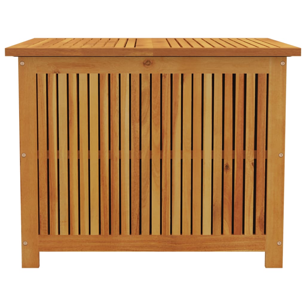 Garden Storage Box 75x75x58 cm Solid Wood Acacia