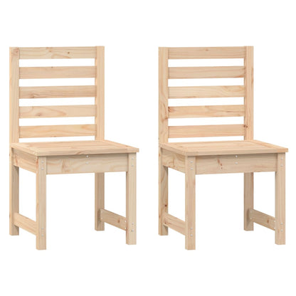 3 Piece Garden Bistro Set Solid Wood Pine