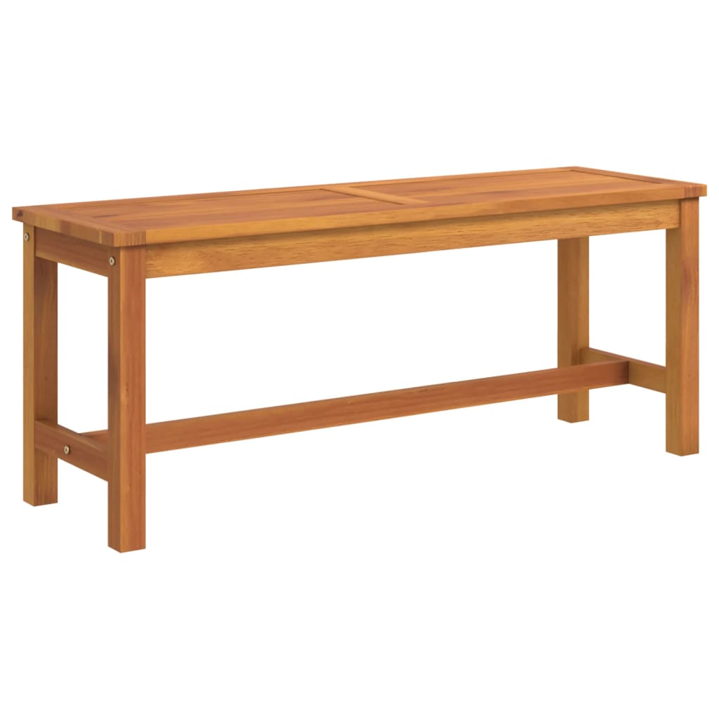 Garden Bench 110x35x45 cm Solid Wood Acacia