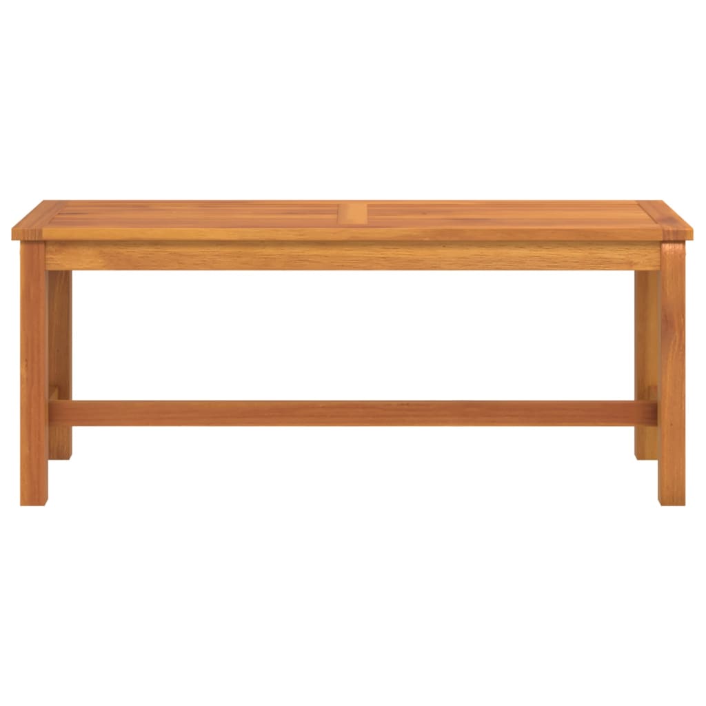 Garden Bench 110x35x45 cm Solid Wood Acacia