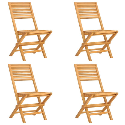 Folding Garden Chairs 4 pcs 47x62x90 cm Solid Wood Teak