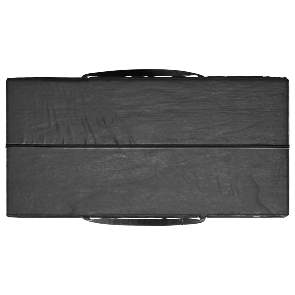 Garden Cushion Storage Bags 2 pcs Black 150x75x75 cm Polyethylene