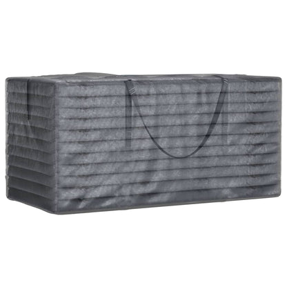 Garden Cushion Storage Bags 2 pcs Black 150x75x75 cm Polyethylene