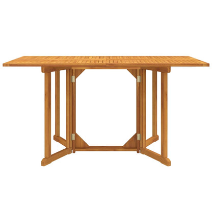 Folding Butterfly Garden Table 150x90x75 cm Solid Wood Teak