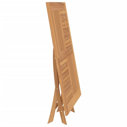 Folding Garden Table 120x120x75 cm Solid Wood Teak