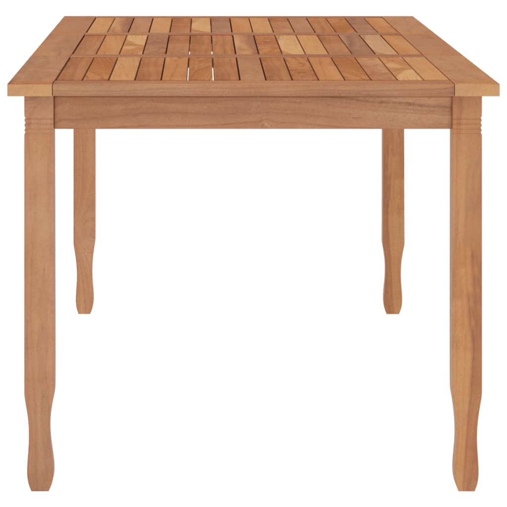 Garden Dining Table 200x90x75 cm Solid Wood Teak