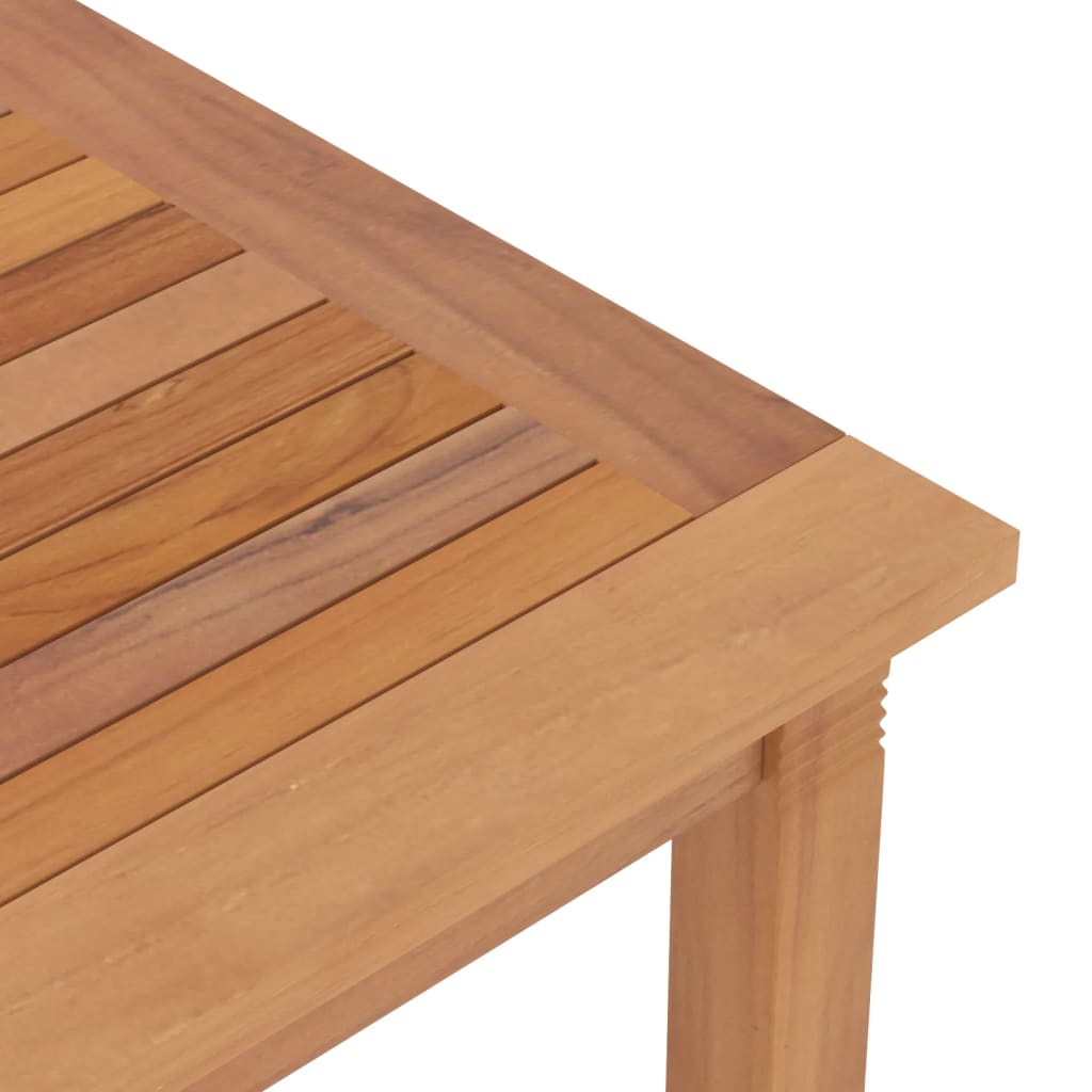 Garden Dining Table 200x90x75 cm Solid Wood Teak