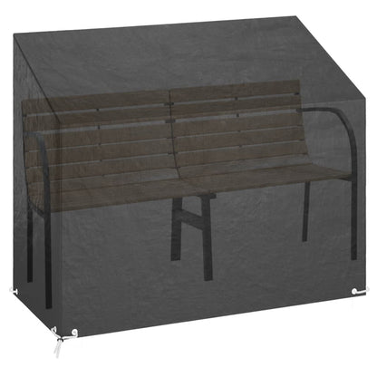 Graden Bench Cover 8 Eyelets 160x70x70/88 cm Polyethylene