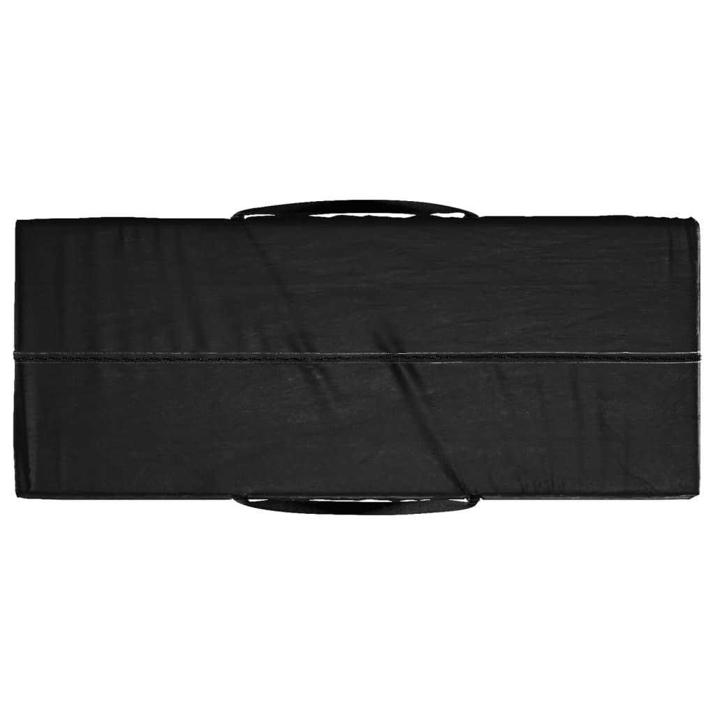 Garden Cushion Storage Bag Black 135x40x55 cm Polyethylene