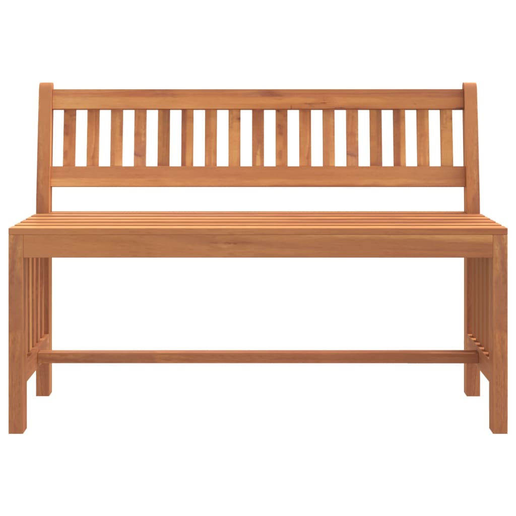 Garden Bench 110 cm Solid Wood Eucalyptus