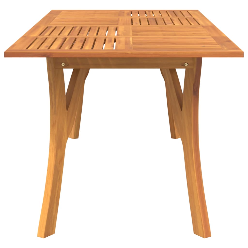 Garden Table 200x90x75 cm Solid Wood Acacia