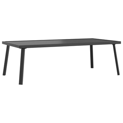 Garden Coffee Table Anthracite 110x55x35cm Steel