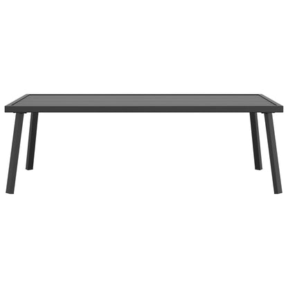 Garden Coffee Table Anthracite 110x55x35cm Steel