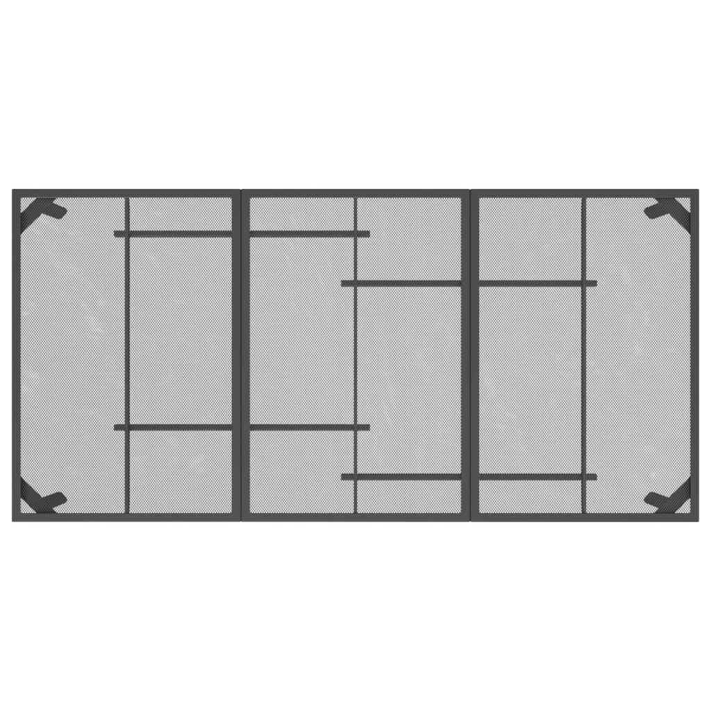 Garden Table Anthracite 165x80x72 cm Steel Mesh