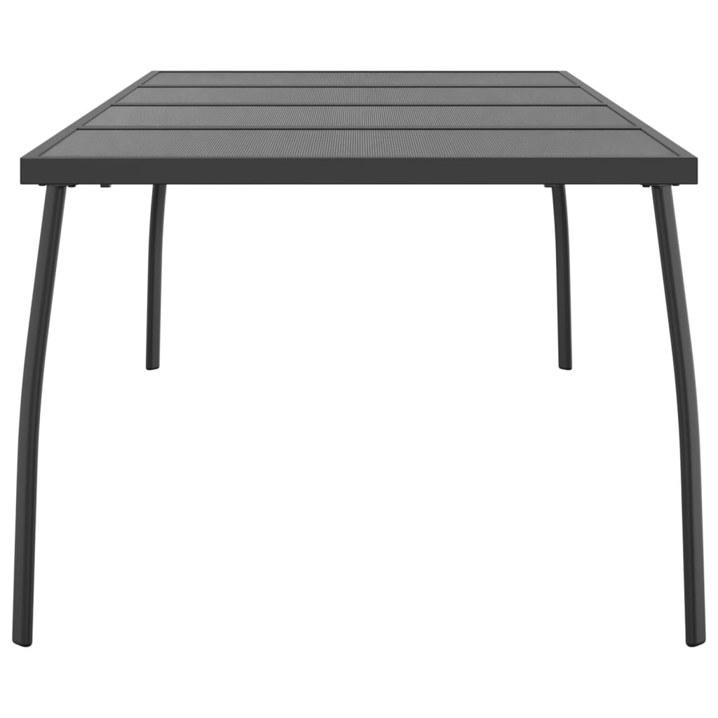 Garden Table Anthracite 200x100x72 cm Steel Mesh