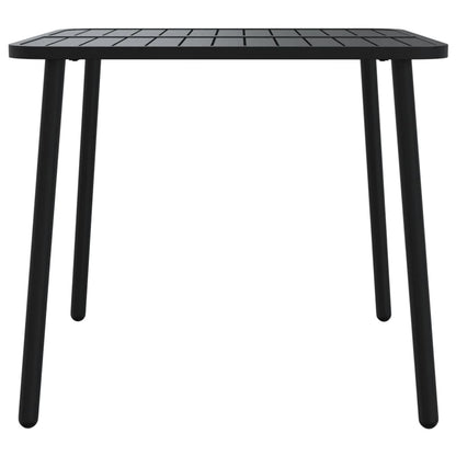 Garden Table Anthracite 80x80x71 cm Steel