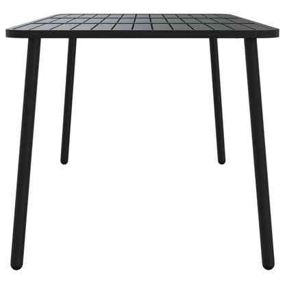 Garden Table Anthracite 165x80x71 cm Steel