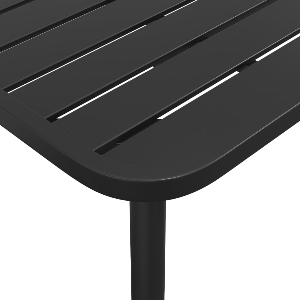 Garden Table Anthracite 200x100x71 cm Steel