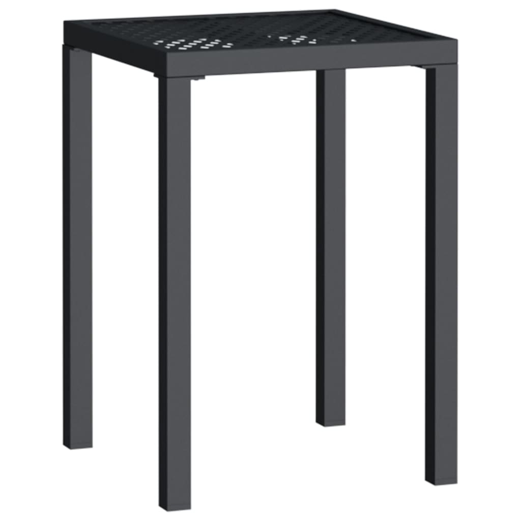 Garden Table Anthracite 50x50x72 cm Steel