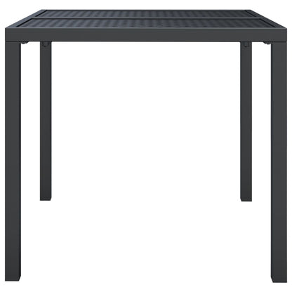 Garden Table Anthracite 80x80x72 cm Steel