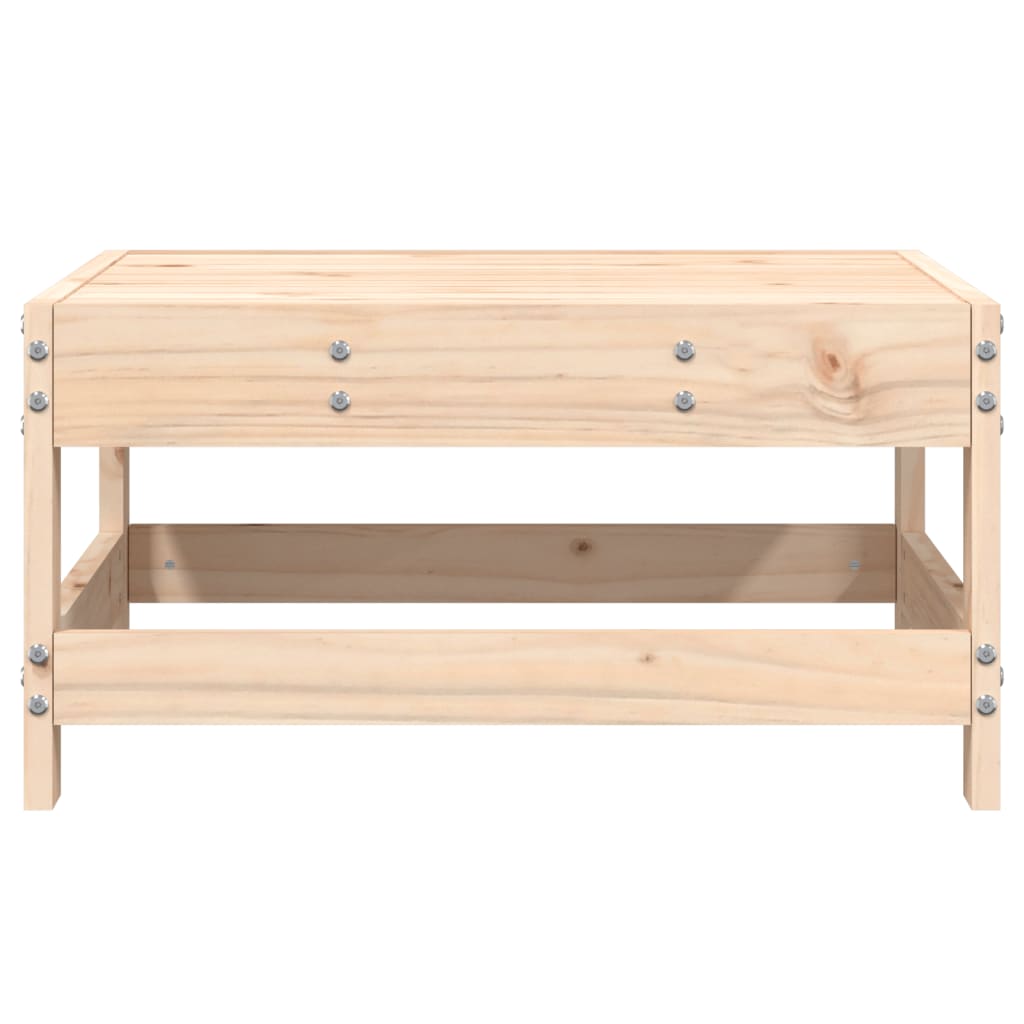 Garden Footstool Solid Wood Pine