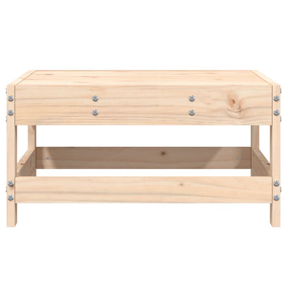 Garden Footstool Solid Wood Pine