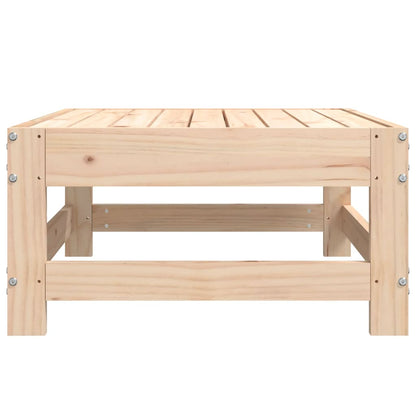 Garden Footstool Solid Wood Pine