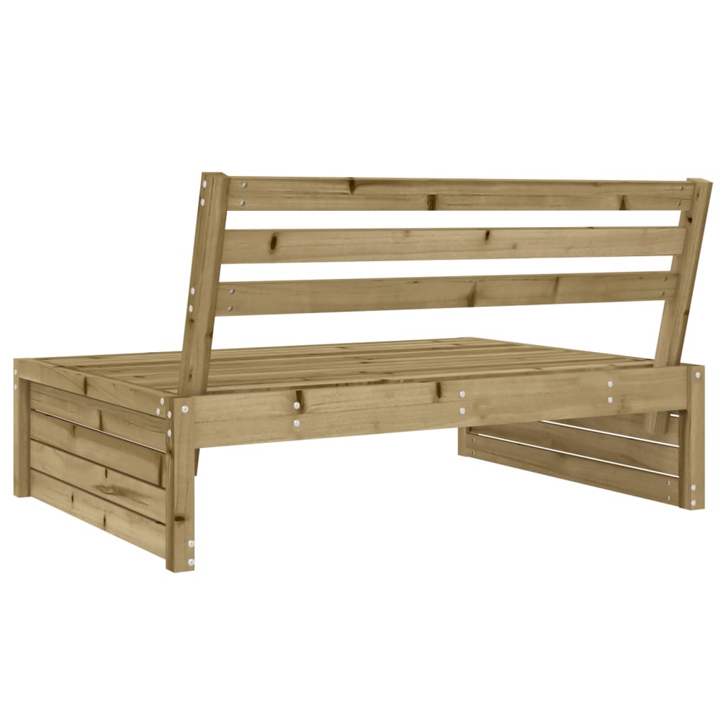 Garden Middle Sofa 120x80 cm Impregnated Wood Pine