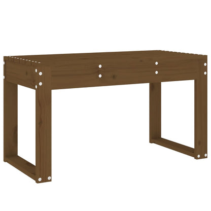 Garden Bench Honey Brown 80x38x45 cm Solid Wood Pine