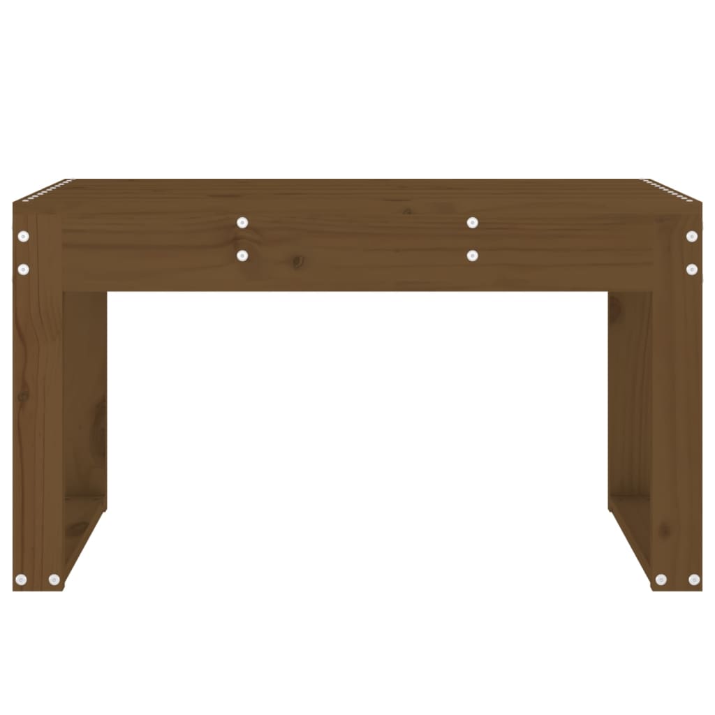 Garden Bench Honey Brown 80x38x45 cm Solid Wood Pine