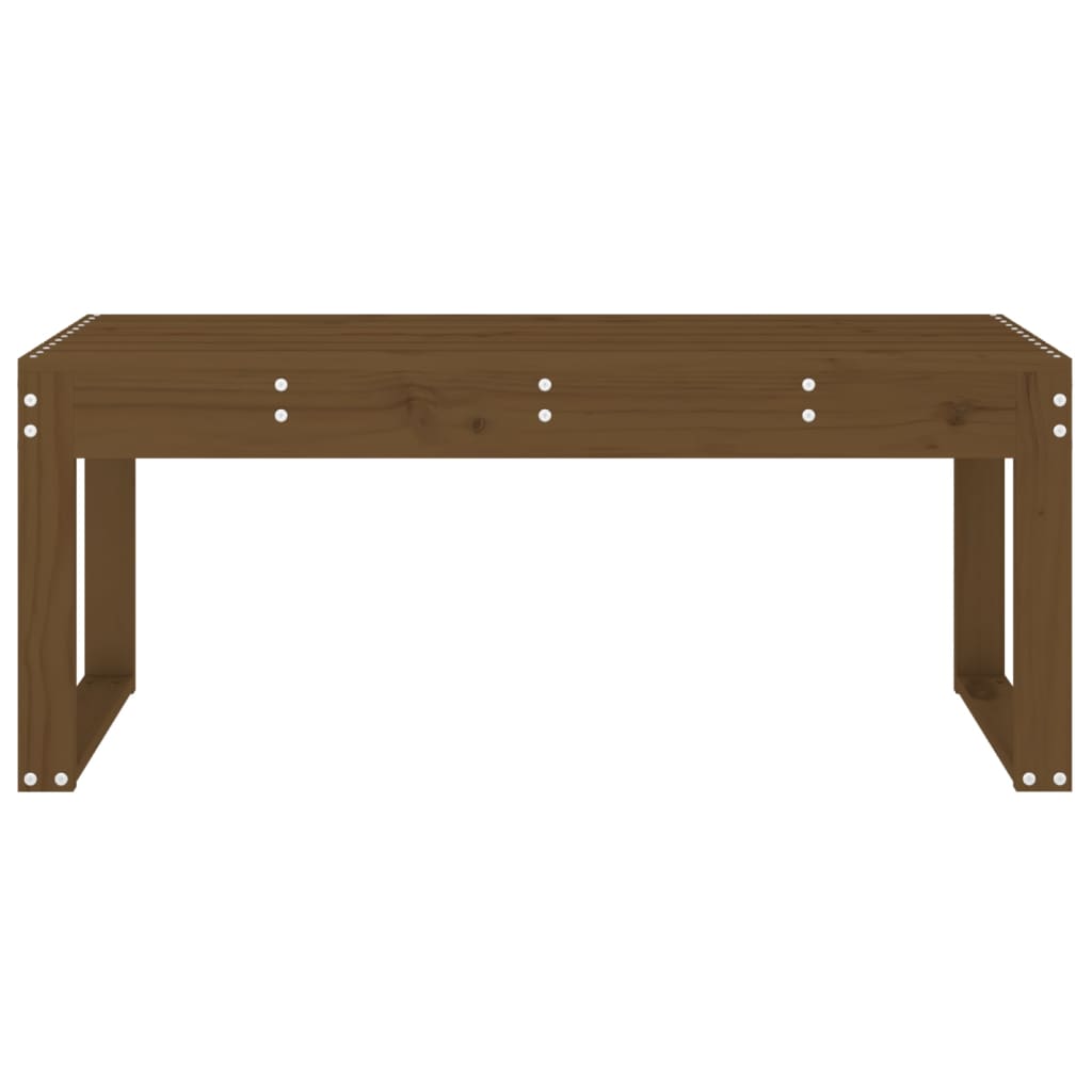 Garden Bench Honey Brown 110x38x45 cm Solid Wood Pine