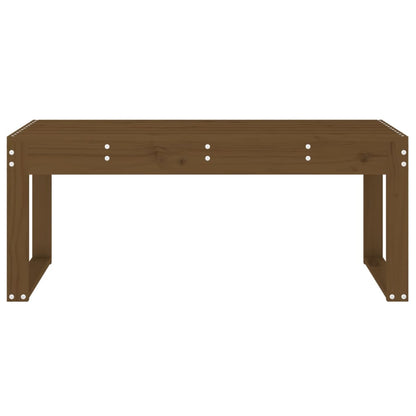 Garden Bench Honey Brown 110x38x45 cm Solid Wood Pine