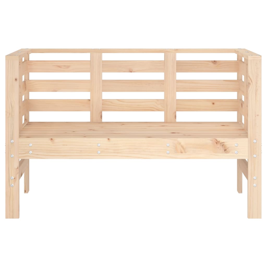 Garden Bench 111.5x53x71 cm Solid Wood Pine