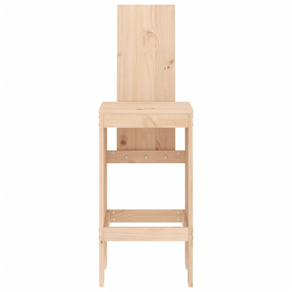 Bar Stools 2 pcs 40x42x120 cm Solid Wood Pine