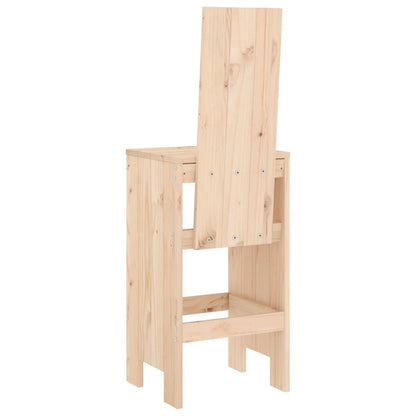 Bar Stools 2 pcs 40x42x120 cm Solid Wood Pine