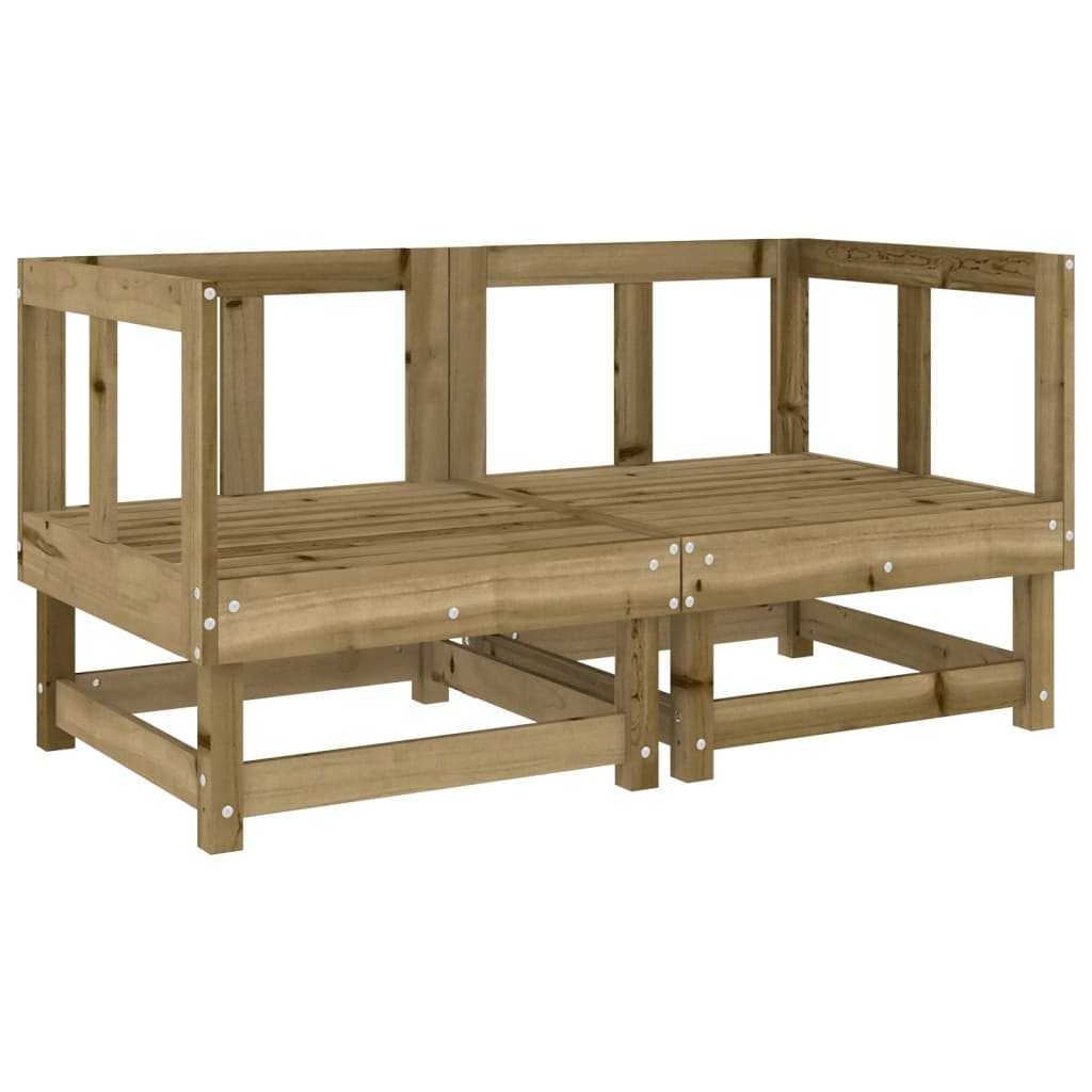 11 Piece Garden Lounge Set Impregnated Wood Pine