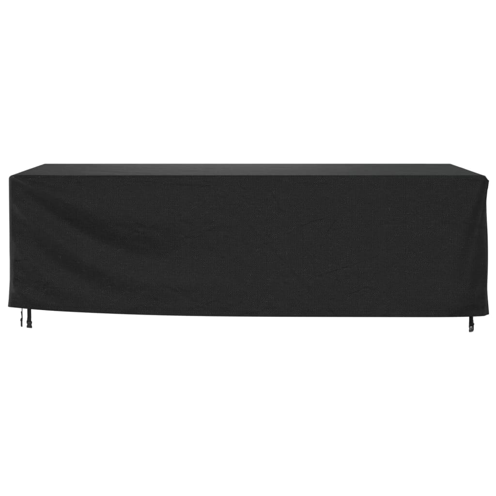 Garden Furniture Cover Black 300x140x90 cm Waterproof 420D