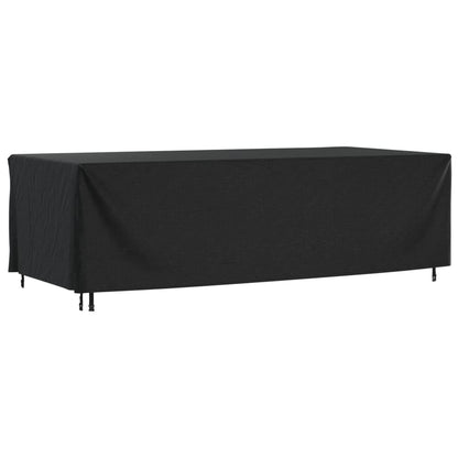 Garden Furniture Cover Black 300x140x90 cm Waterproof 420D