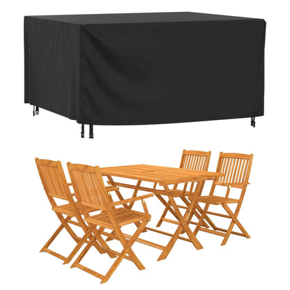 Garden Furniture Cover Black 180x140x90 cm Waterproof 420D