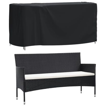 Garden Furniture Cover Black 180x70x90 cm Waterproof 420D