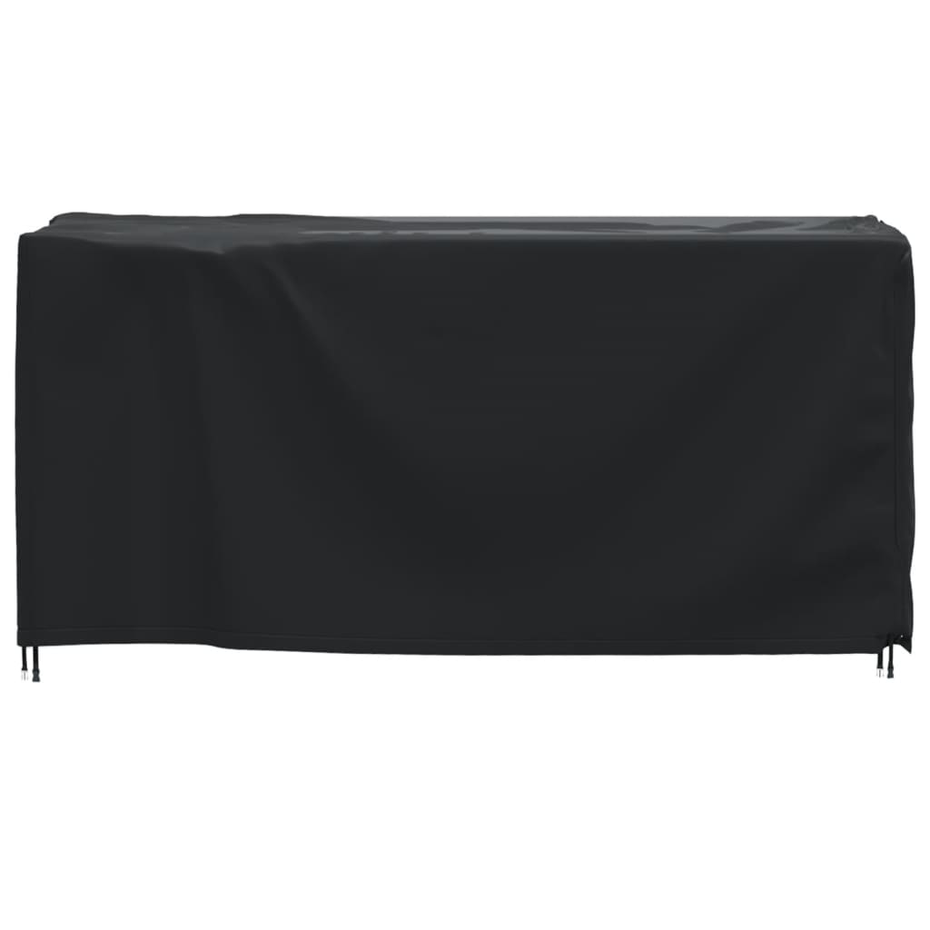 Garden Furniture Cover Black 180x70x90 cm Waterproof 420D