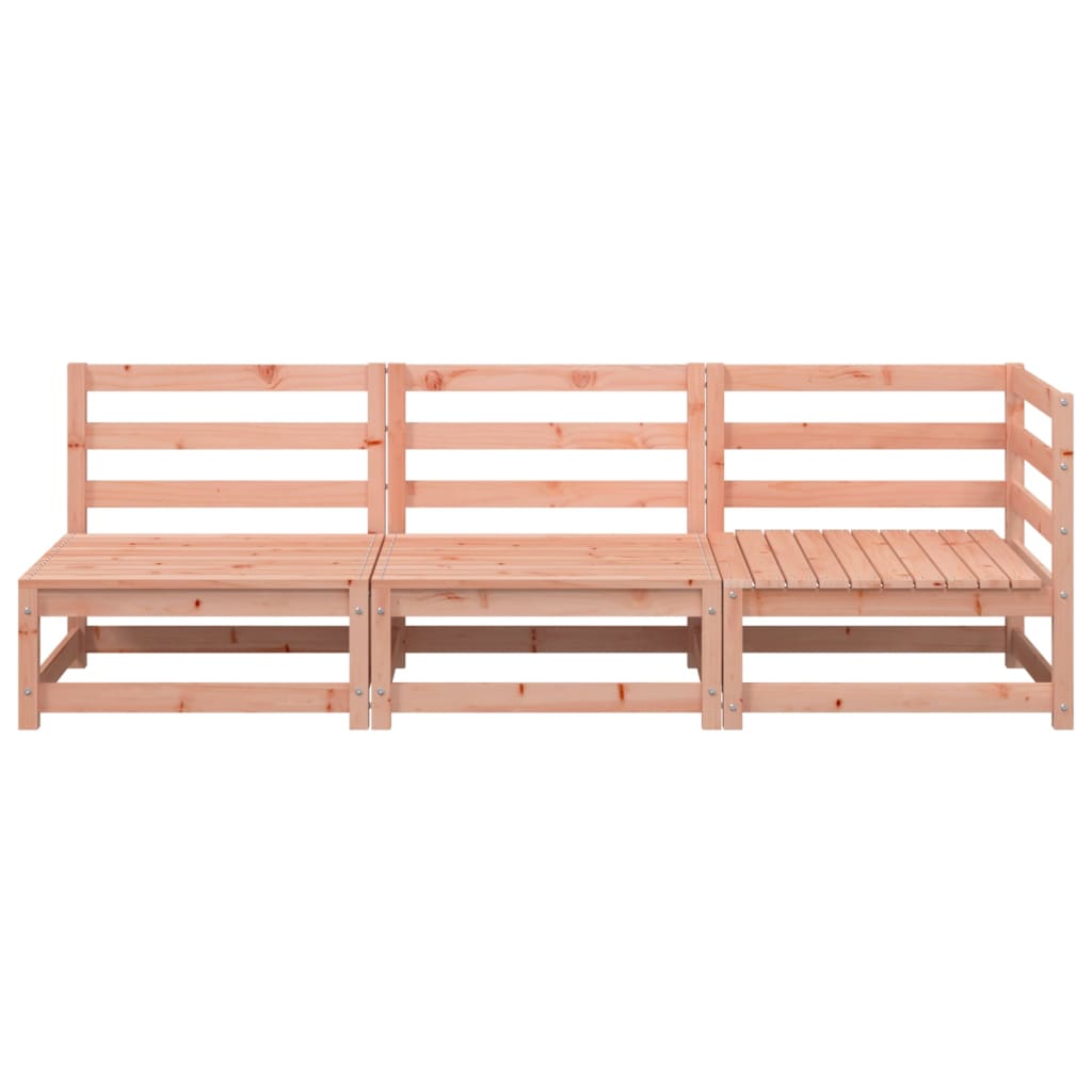 Garden Sofa 3-Seater Solid Wood Douglas