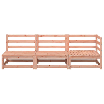 Garden Sofa 3-Seater Solid Wood Douglas