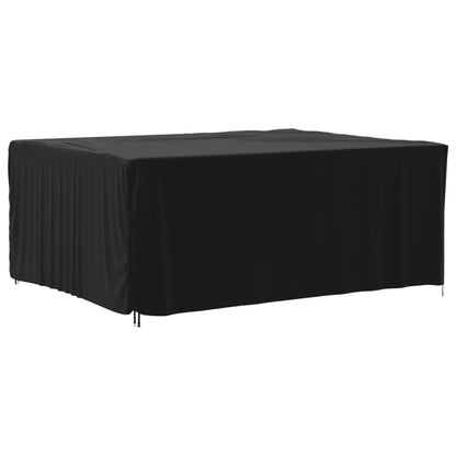 Garden Furniture Cover Black 242x182x100 cm 420D Oxford