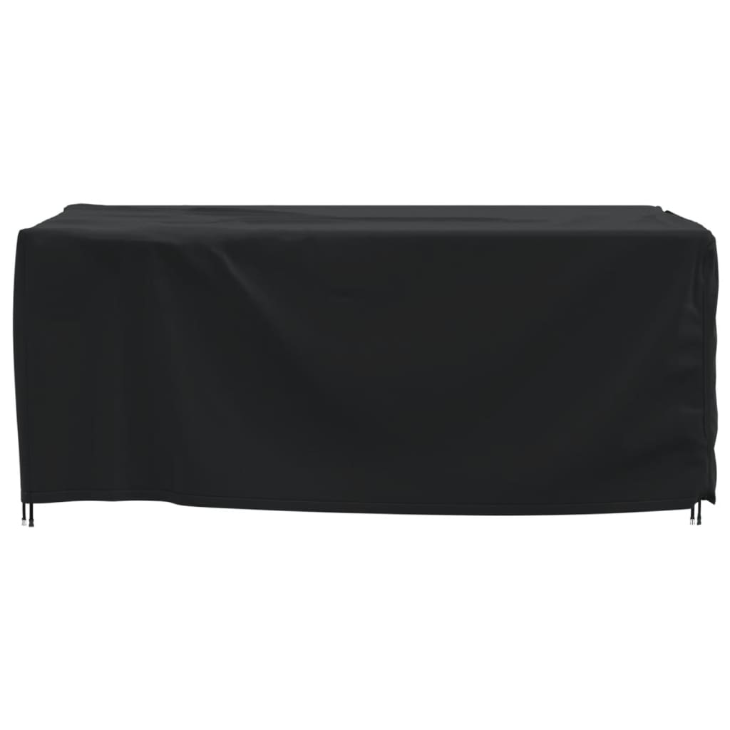 Garden Furniture Cover Black 242x182x100 cm 420D Oxford