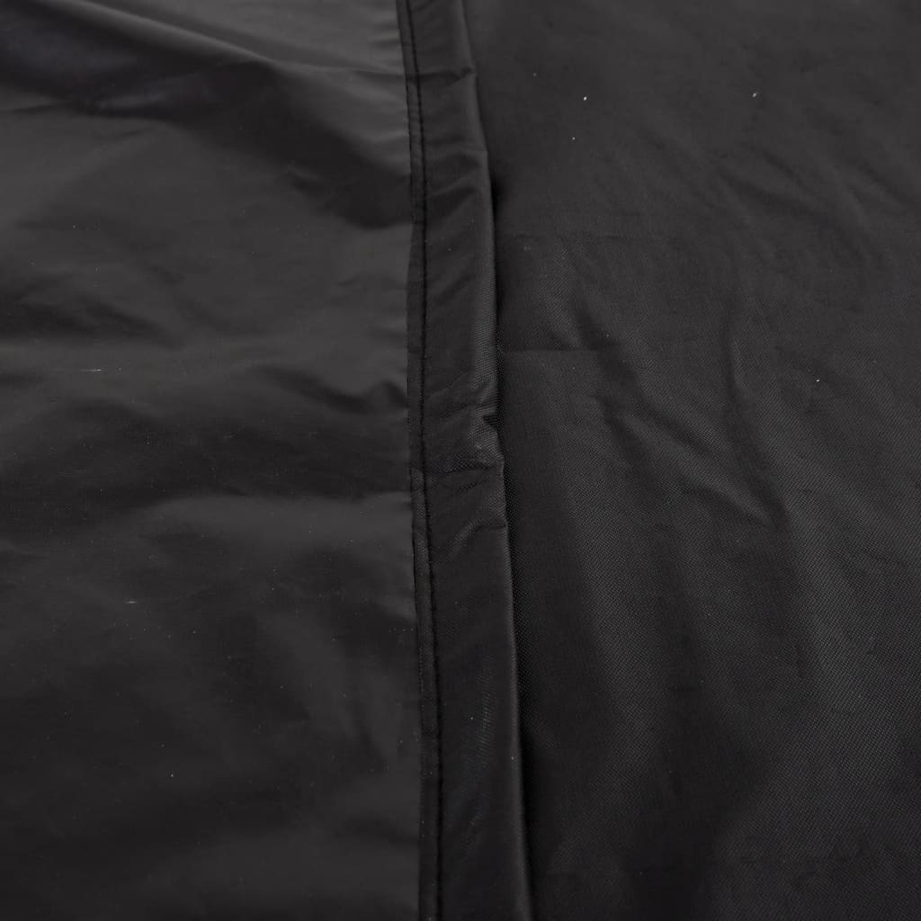 Garden Furniture Cover Round Black Ã˜ 157x71 cm 420D Oxford