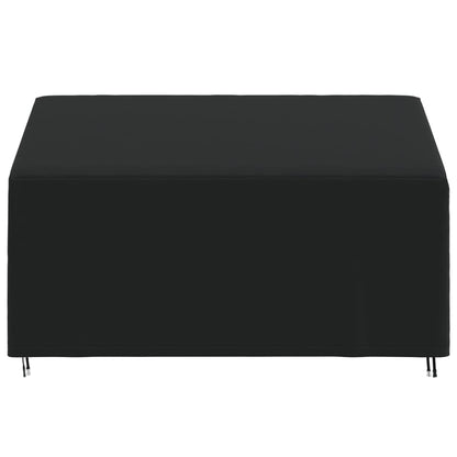 3-Seater Bench Cover Black 165x70x65/94 cm 420D Oxford