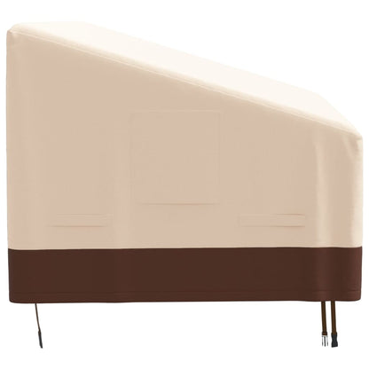 3-Seater Bench Cover Beige 198x97x48/74 cm 600D Oxford