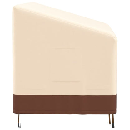 3-Seater Bench Cover Beige 159x84x56/81 cm 600D Oxford